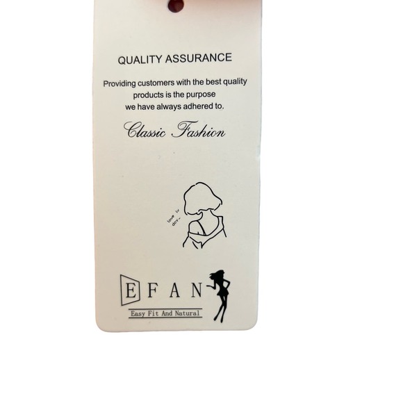 NWT EFAN Womens Cut Out Twist Knot Front Tube Top Sz Small - Picture 6 of 8